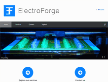 Tablet Screenshot of electroforge.fi